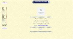 Desktop Screenshot of honkiho-stranka.eu